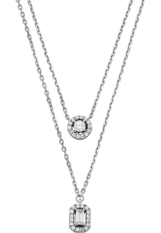 Michael Kors Premium Women's Sterling Silver Necklace, MKC1745CZ040