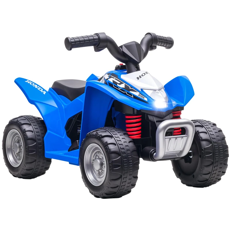 AIYAPLAY Honda Licensed Kids Electric Quad Bike - Blue 6V