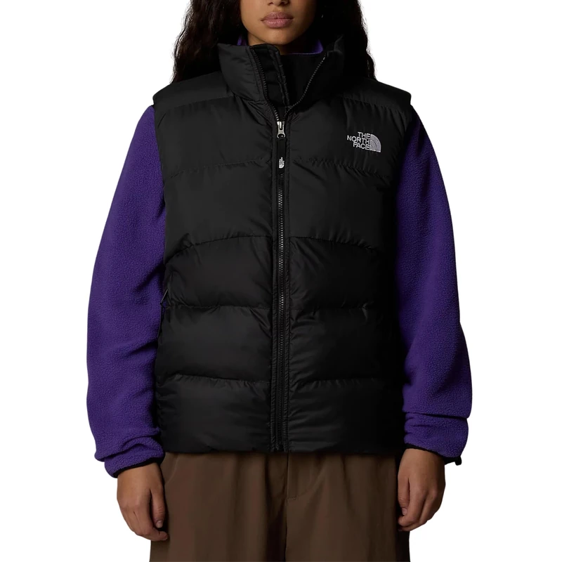 The North Face Women's Saikuru Vest, Tnf Black/Asphalt Grey, S - Image 1