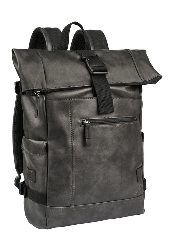 camel active Men's Laos 004587 Backpack (Pack of 1), black, L, Rucksack
