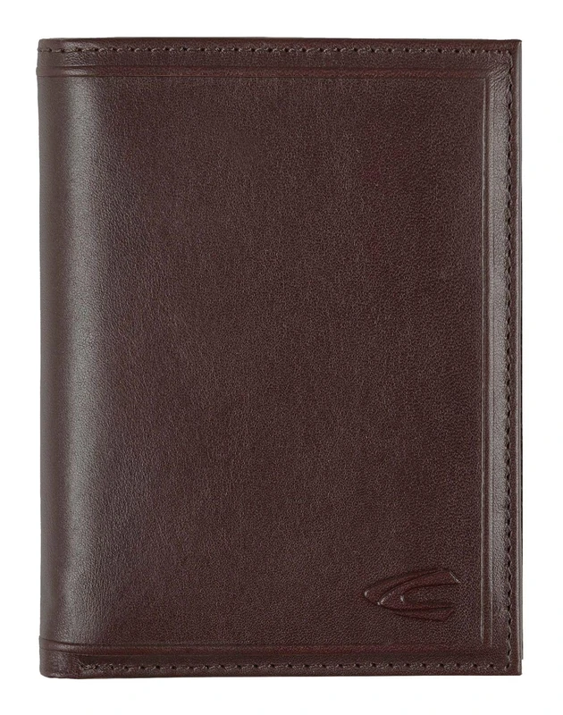 camel active Mens Wood Travel Accessory Wallet Brown, Brown, Medium