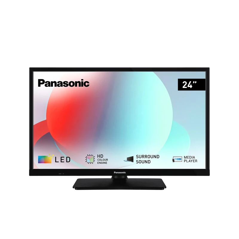 Panasonic TS-24N30AEY, N30 Series 24 inch HD LED TV, 2024, USB Media Player, High Contrast, HD Triple Tuner, HDMI, Wall-Mount Option, Thin Frame, For An Exceptional Visual Experience