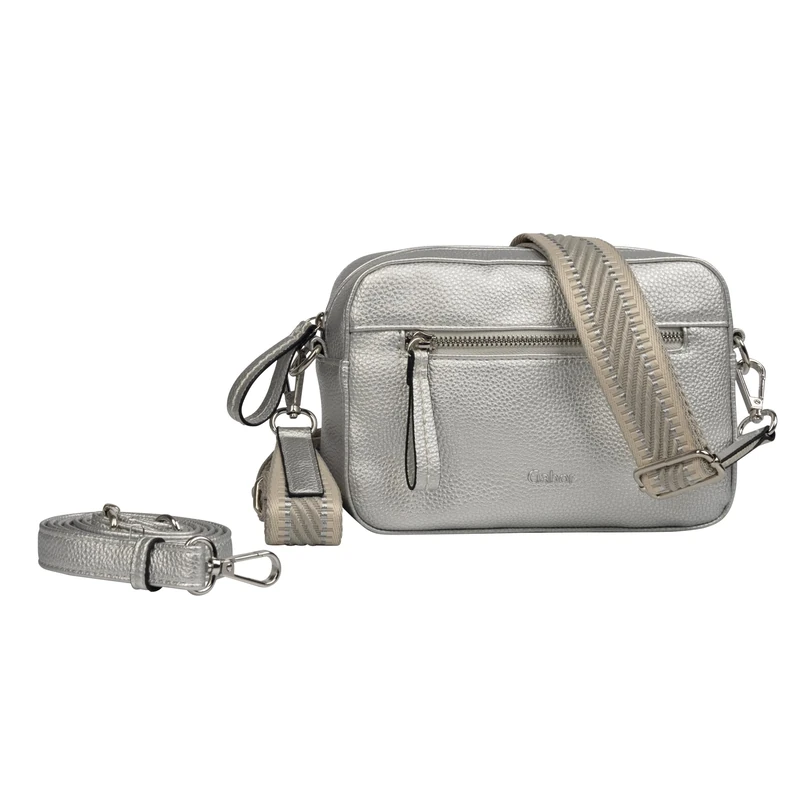 Gabor Women's Silena 004210 Shoulder Bag, silver, M, Essential