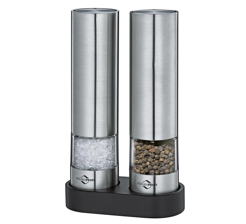 Küchenprofi 30 9010 28 00 Pepper Salt Mill, Ceramic Plastic Stainless Steel, stainlesssteel