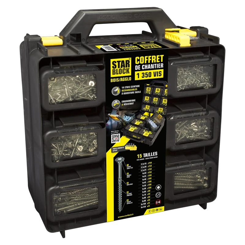 STARBLOCK Torx 1 350 screws Wood/Agglo Box