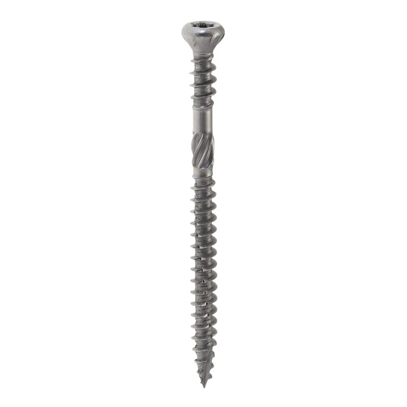 Starblock Terrace Screws A2 Stainless Steel Double-Threaded Torx 5 x 60 x 500