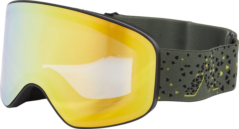 Mc Kinley Kids Flyte Revo Ski Goggles, Green Dark/Green Lim, 2 Years