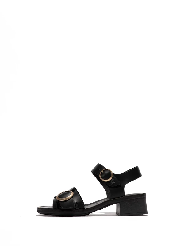 Fly London EBLI238FLY Women's Sandal, Black