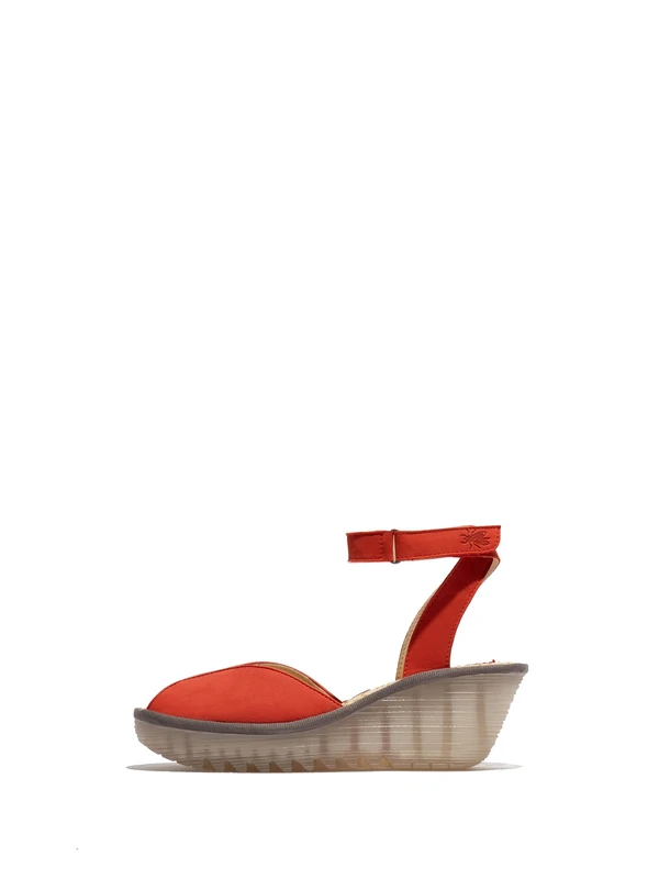 Fly London YAID552FLY Women's Sandal, Devil red - Image 1