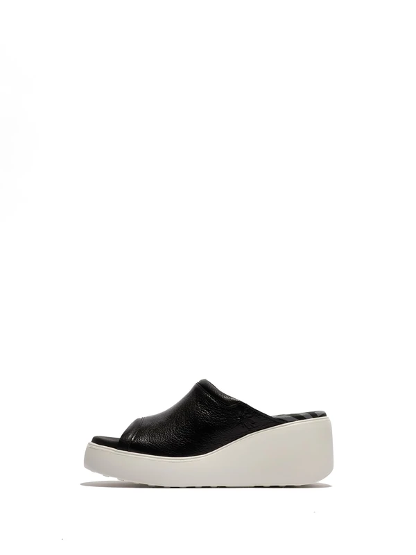 Fly London Women's DOLI042FLY Sandal, Black, 8 UK