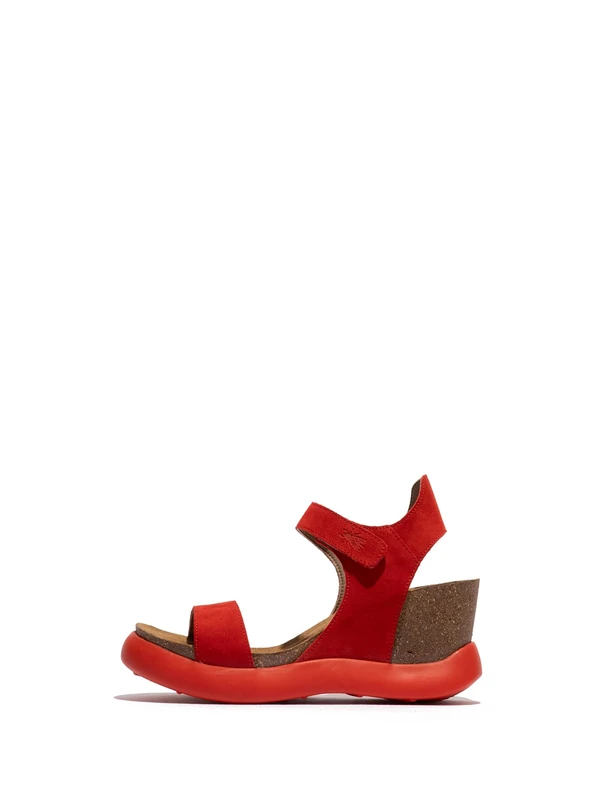 Fly London GOGO967FLY Women's Sandal, Scarlet