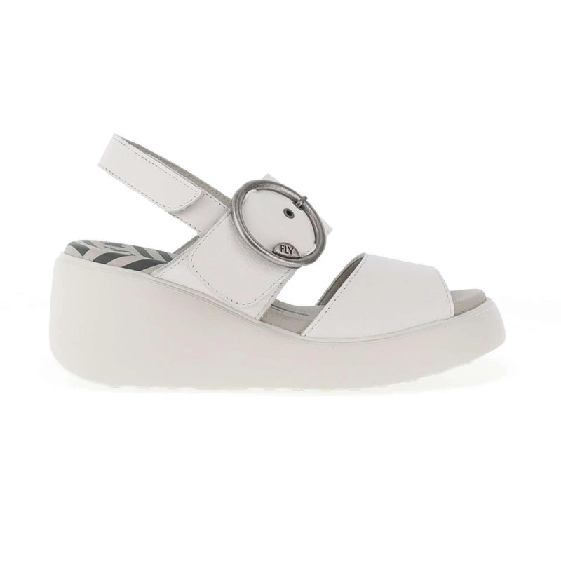 Fly London DIGO939FLY Women's Sandal, White - Image 1