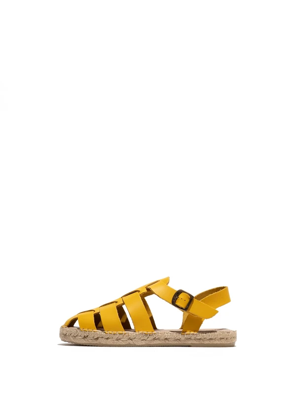 Fly London Women's SOWA551FLY Sandal, Yellow, 6 UK