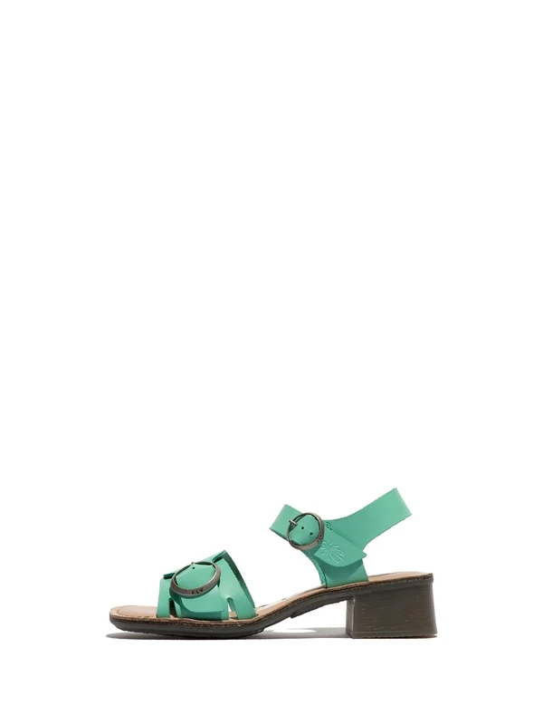 Fly London EBLI238FLY Women's Sandal, Spearmint/natural