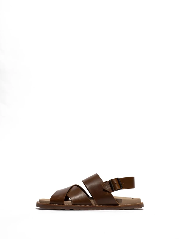 Fly London MOLF254FLY Women's Fisherman Sandal, Camel