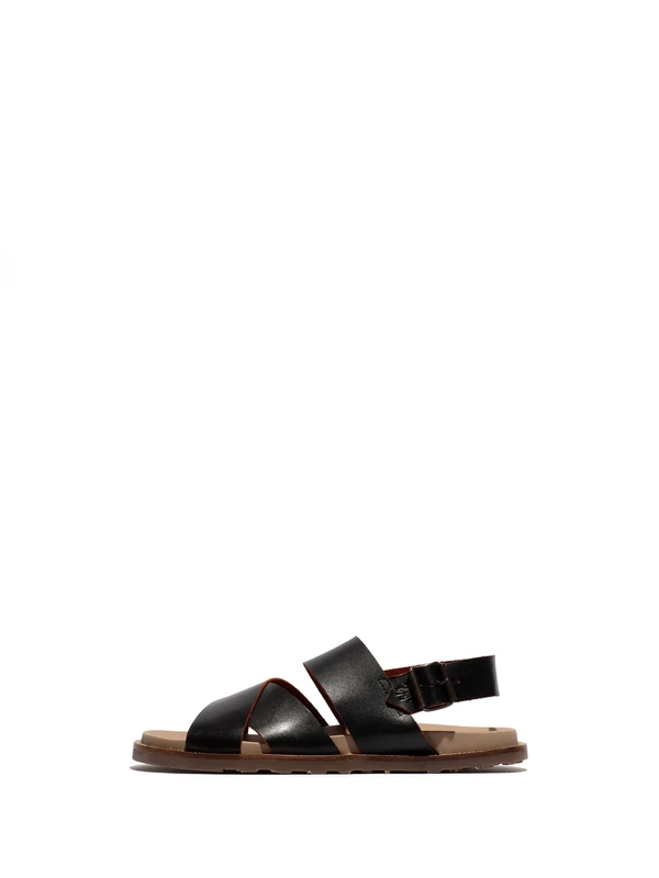 Fly London Men's MOLF254FLY Fisherman Sandal, Black, 11 UK