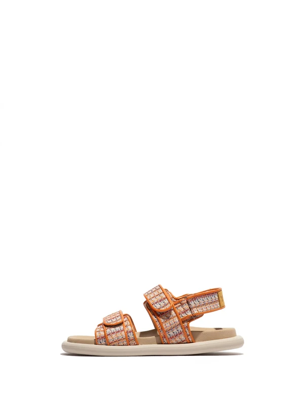 Fly London Women's PAAV228FLY Sandal, Orange/Bumblebee, 2 UK