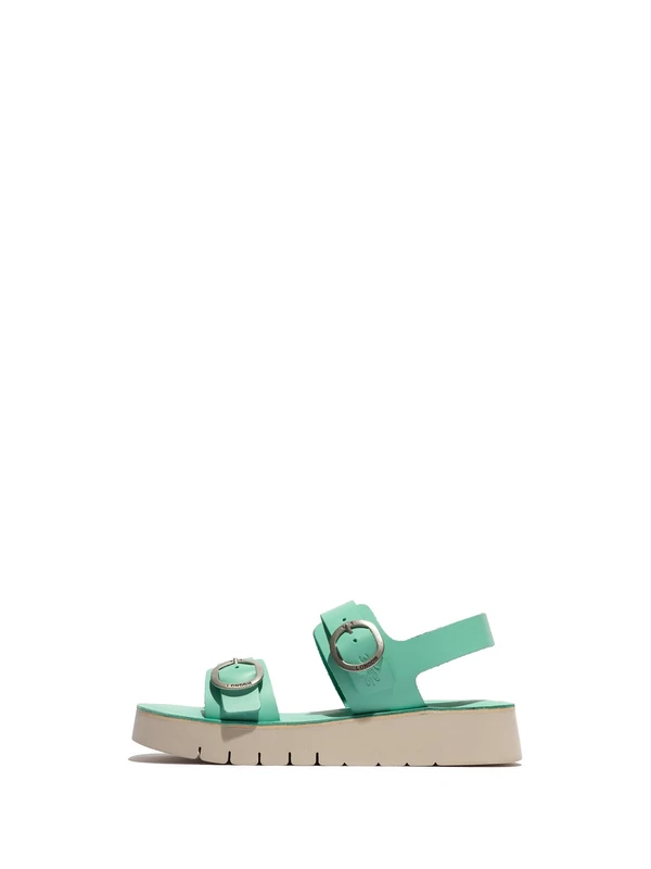 Fly London SOLB260FLY Women's Leather Sandals - Spearmint