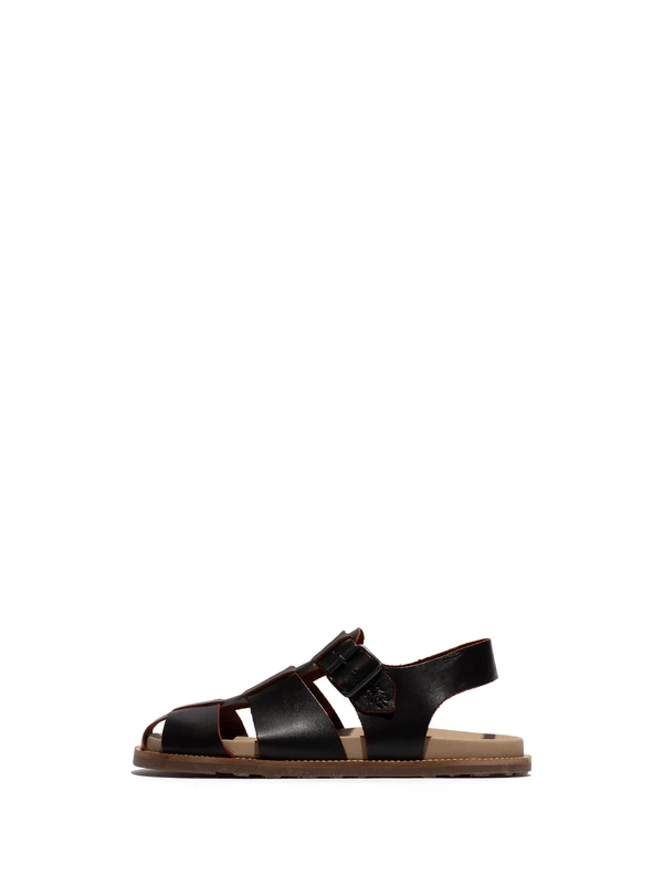 Fly London Men's MAFY258FLY Fisherman Sandal, Black, 5 UK