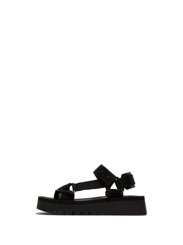 Fly London Women's SEZI247FLY Sandal, Black, 7 UK