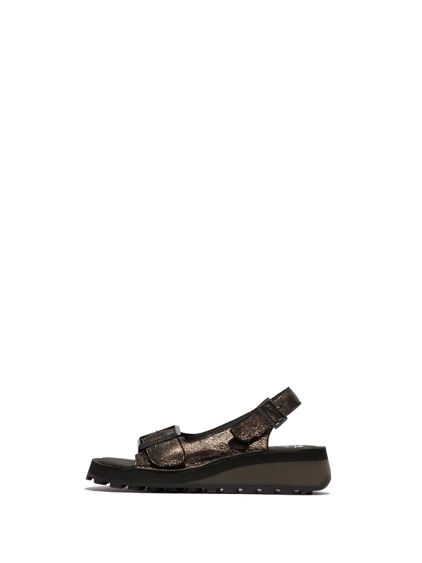 Fly London HUIX560FLY Women's Sandal, Graphite