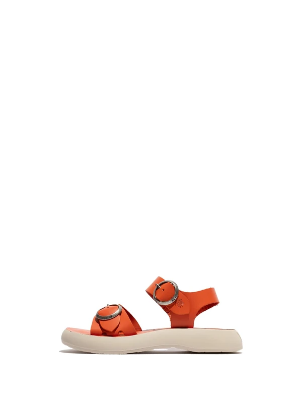 Fly London BUNK604FLY Women's Sandal, Scarlet