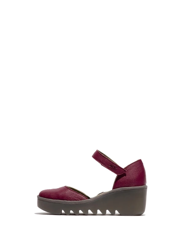 Fly London BISO305FLY Women's Sandal, Berry