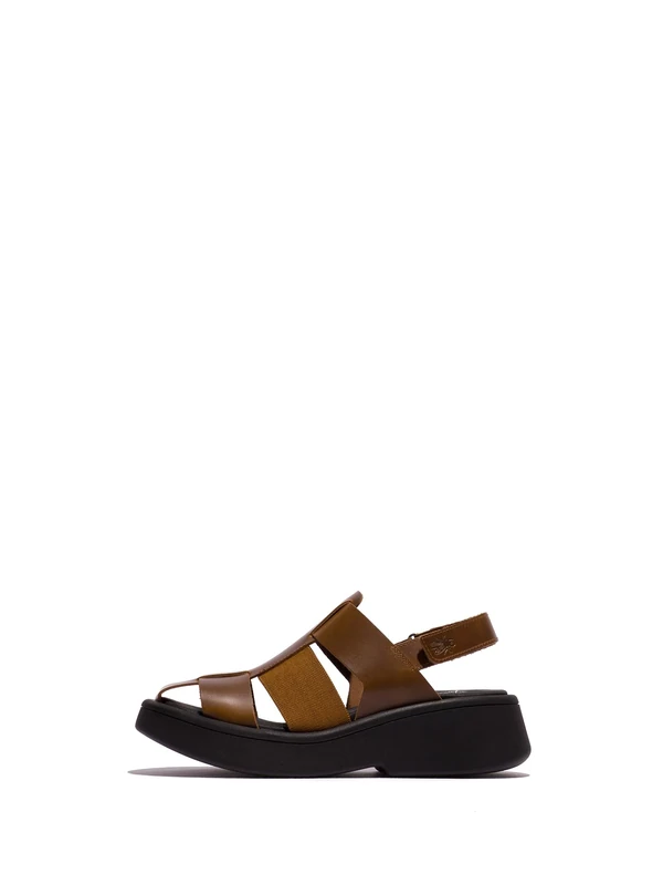 Fly London Women's MING201FLY Sandal, Camel, 3 UK