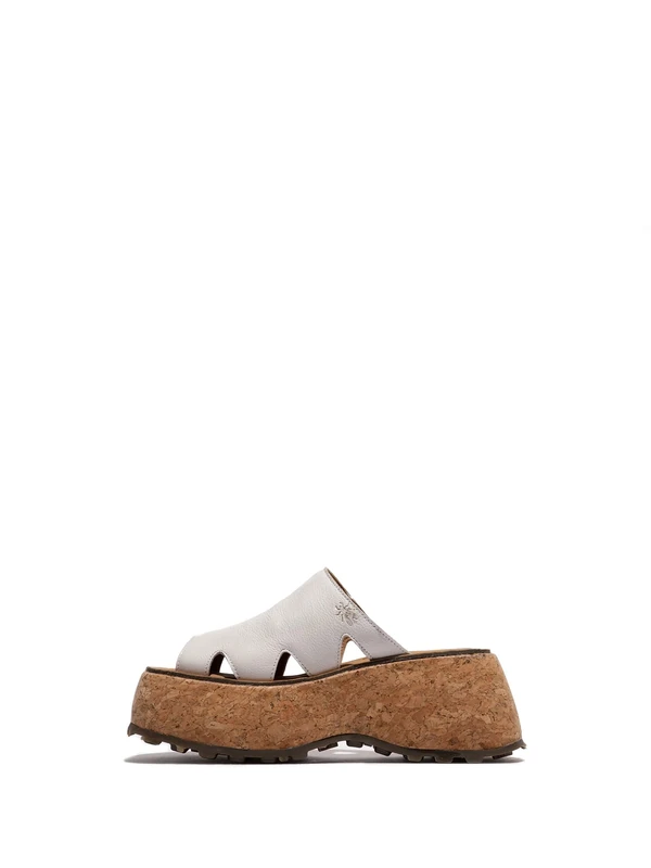 Fly London Women's CEIR280FLY Sandal, White, 9 UK