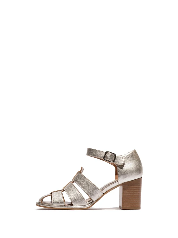 Fly London Women's MARG261FLY Sandal, Silver, 4 UK