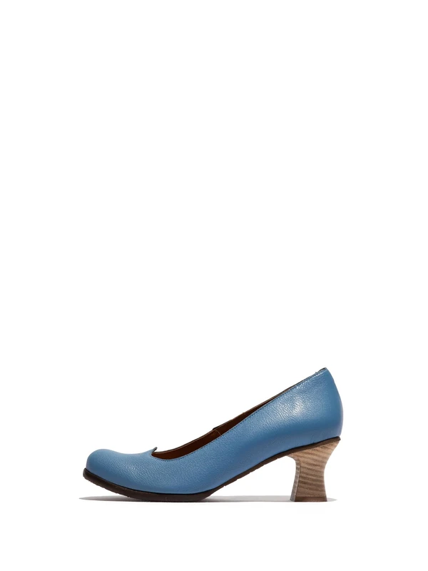 Fly London Women's BAZE086FLY Pumps, Blue, 8 UK
