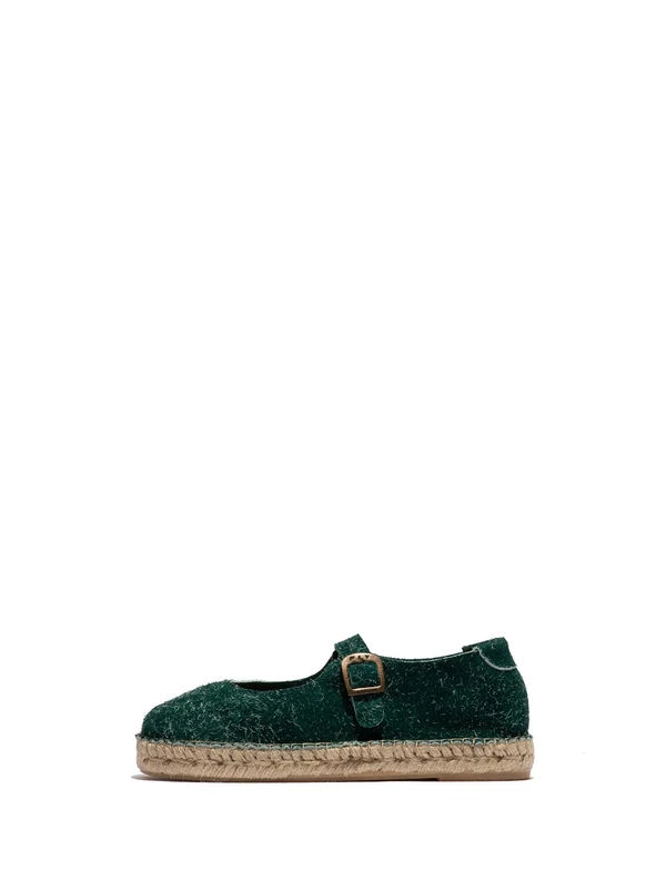 Fly London Women's SOIK554FLY Espadrille, Green, 4 UK
