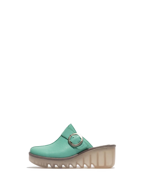 Fly London Women's BLOK586FLY Wedges, Spearmint, 5 UK