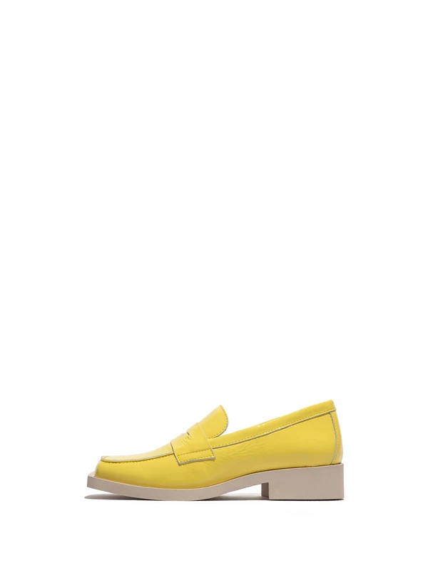 Fly London Women's REIF194FLY Loafers, Lemon, 6 UK