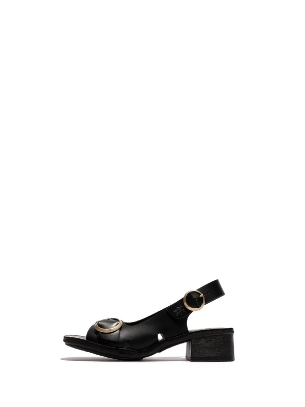 Fly London Women's EDOV237FLY Sandal, Black, 2 UK