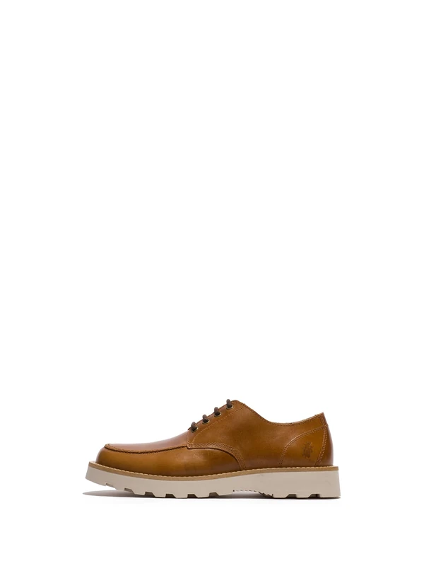 Fly London Men's ROUL208FLY Derby, Mid. Brown, 5 UK