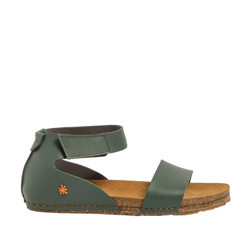 Art 0382 Crete, Women's Flat Sandals, Foliage, 37 EU, Foliage, 5 UK