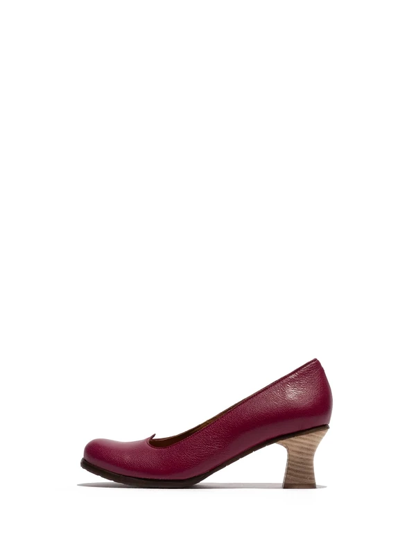Fly London Women's BAZE086FLY Pumps, Berry, 8 UK