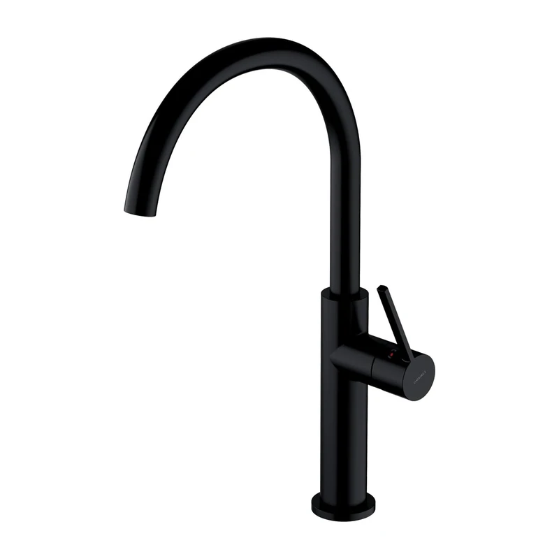 Omnires Kitchen Sink tap with a Fixed spout Tula - Black - TL6050BL