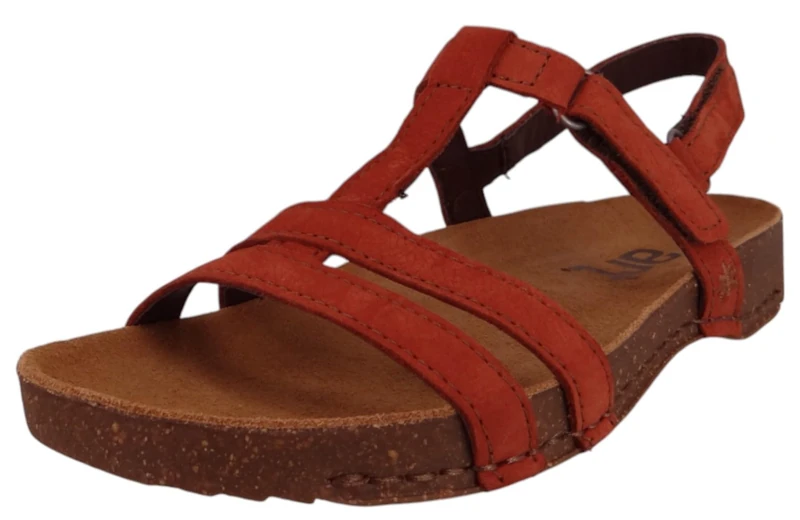Art 0946 I Breathe, Women's Flat Sandals, Dark Orange, 5 UK