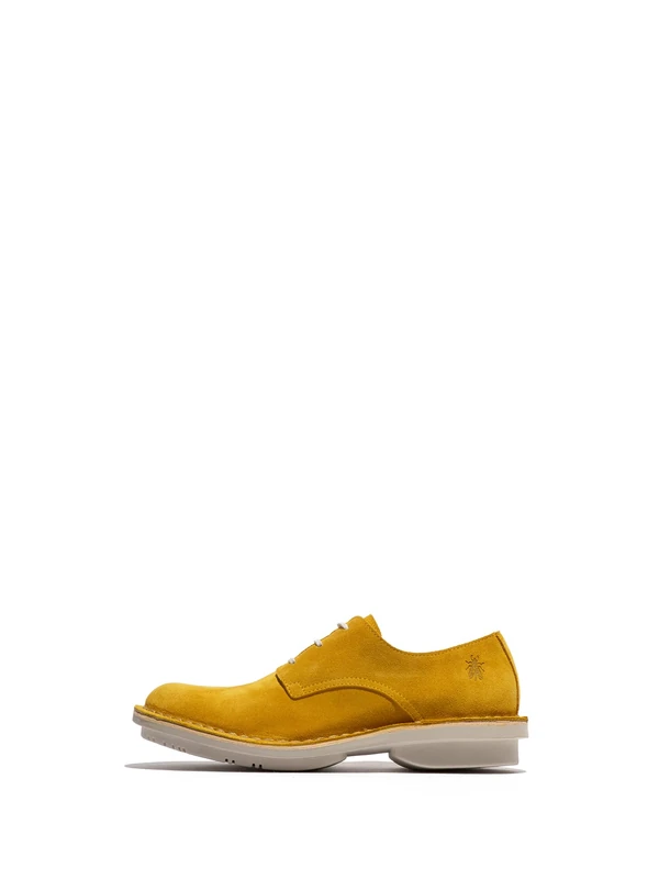 Fly London Women's FAKI149FLY Derby, Yellow, 4 UK