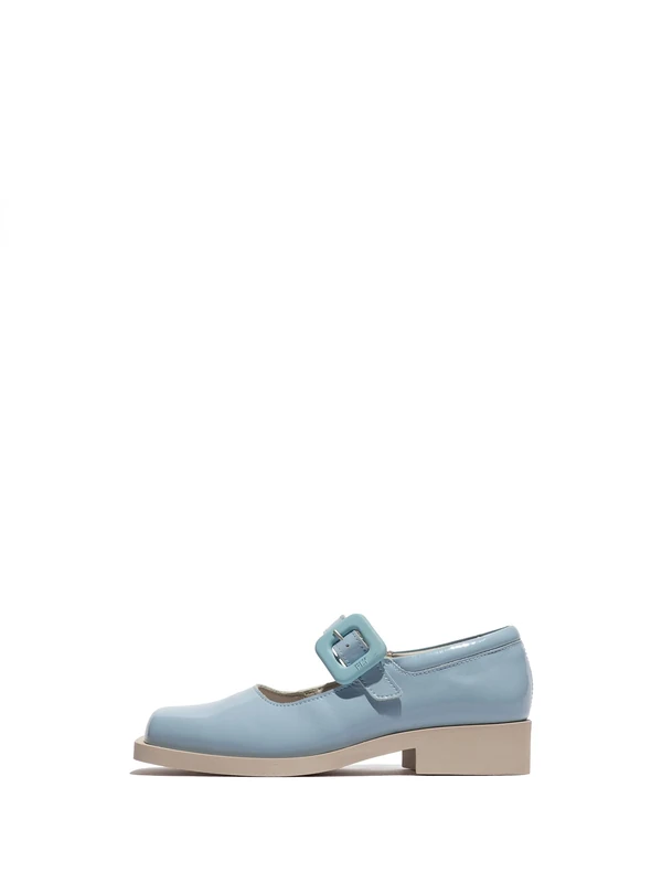 Fly London RADY210FLY Women's Leather Mary Janes - Sky Blue - Image 1