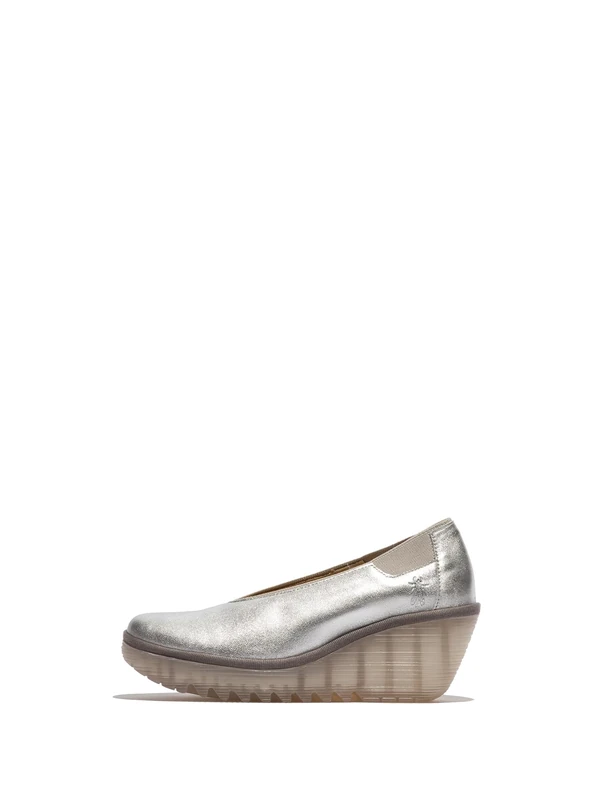 Fly London YOZA438FLY Women's Shoes, Silver