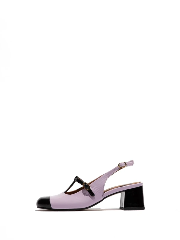 Fly London Women's SOLN083FLY Mary Jane, Black/Violet, 9 UK