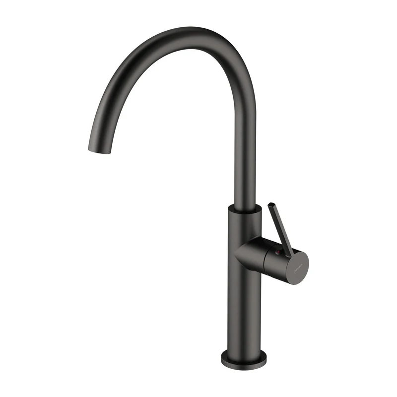Omnires TL6050GR Kitchen Sink tap with a Fixed spout Tula-graphite-TL6050GR, Graphite
