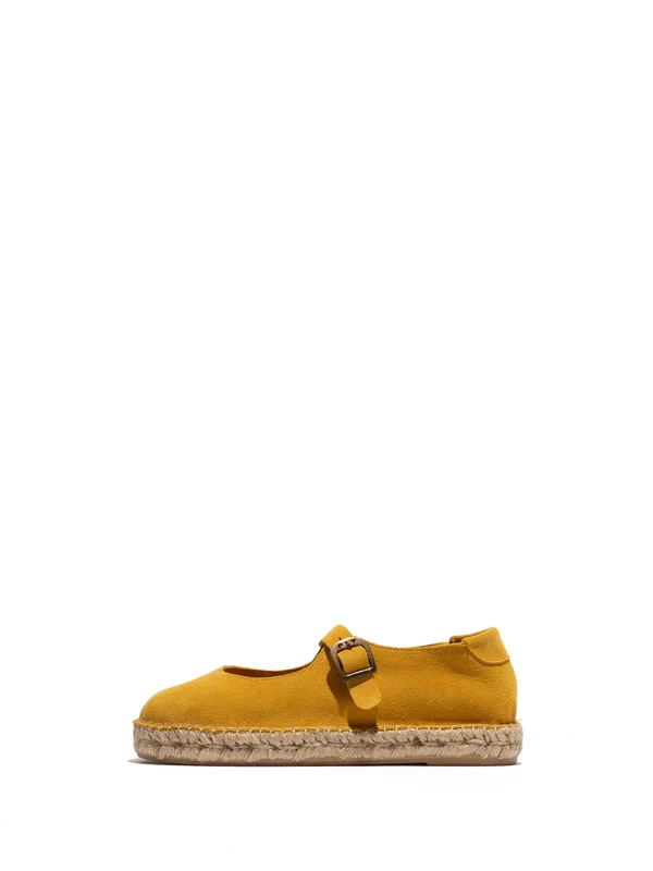 Fly London Women's SOIK554FLY Espadrille, Yellow, 5 UK