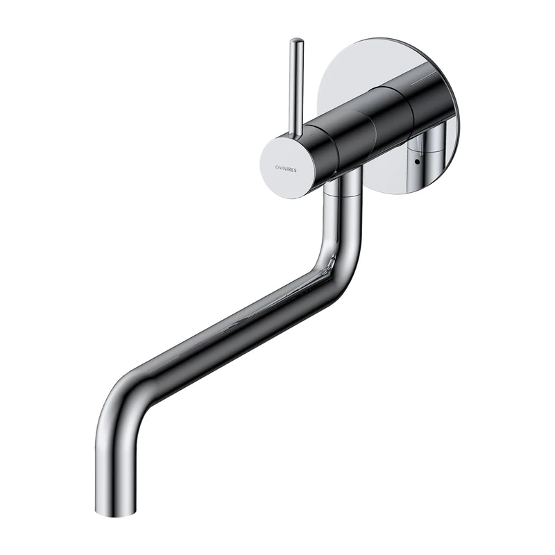 Omnires Y1256CR Kitchen Sink tap which is Mount Under The Plaster Y-chrome-Y1256CR, Grey
