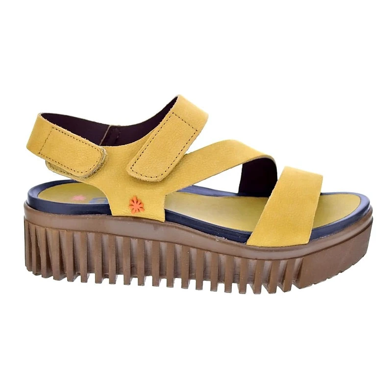 ART 1573 Brighton Flat SandalsWomen, Honey, 7 UK