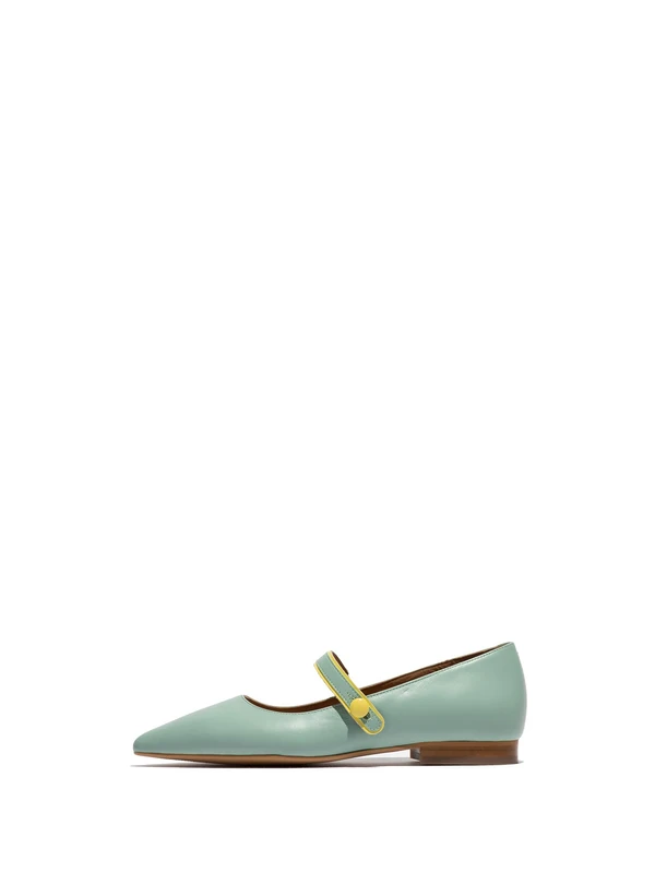 Fly London Women's SULN265FLY Ballet, Spearmint/Lemon, 5 UK