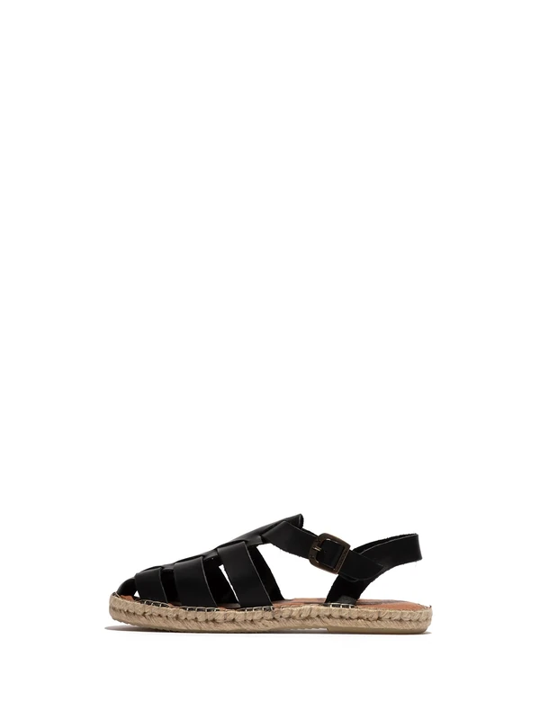 Fly London Men's SUCH527FLY Espadrille, Black, 12 UK